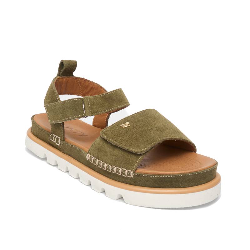 25852-scorpion-suede Сандалии жен.замша-кожа оливковый